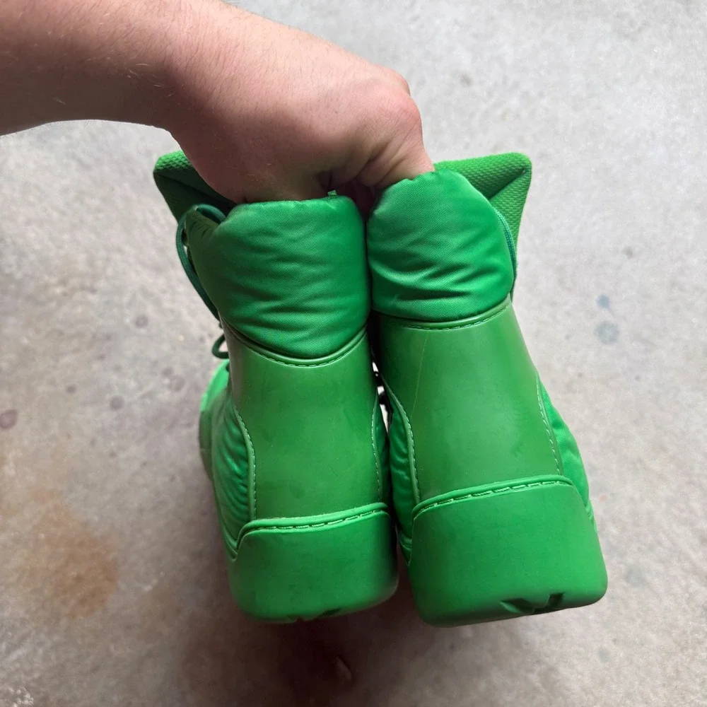 Bottega Veneta Puddle Bomber Boot's Green Mens 44